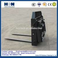 HCN 0407 series skid steer attachment quick hitch pallet fork/excavator fork attachment