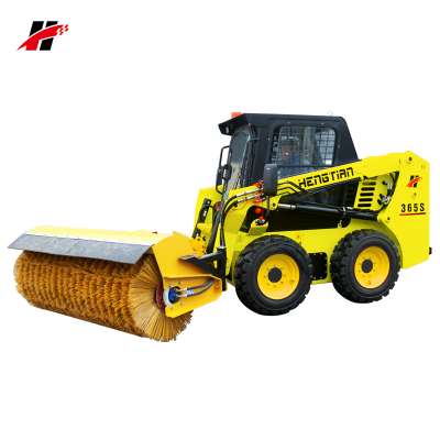 66'' 72'' hydraulic angle snow broom attachment for skid steer loader road sweeper