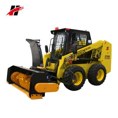 wheel loader skid steer attachment snow blower