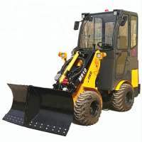 snow removal loader with snow blower