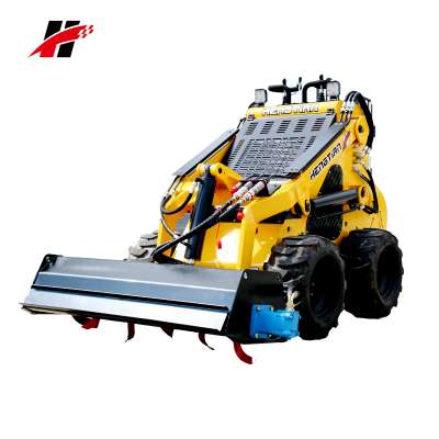 other farm machines 23hp gasoline engine power mini  skid steer wheel loader  Cultivator