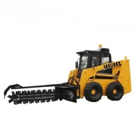 Taian Manufacture Supply Mini Skid Steer Loader with Trencher Attachment