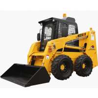 Chinese mini skid steer loader with attachments, auger, pallet fork, trencher