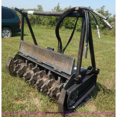 forestry mulcher for skid steer loader quick hitch