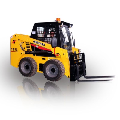 65hp China Skid Steer Loader with 900kg Loading Capacity