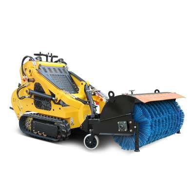 China Factory Price 23hp Tracks Loader with Angle Broom for American