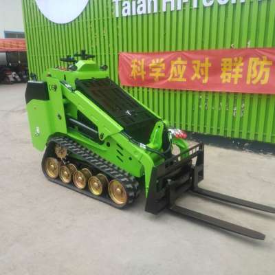 MINI SKID STEER LOADER WITH PALLET FORK FOR FACTORY AND FARMS