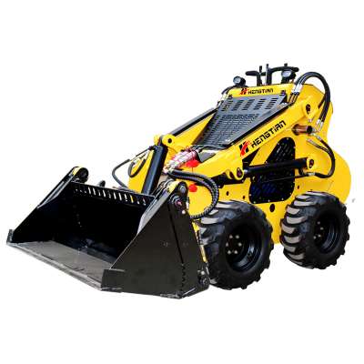 chinese fideo Taian escavatori cinesi hengtian construction skid steer mini loader for sale