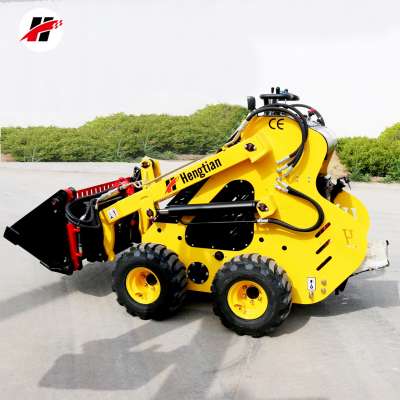 SHANDONG CHINA HENGTIAN BRAND MULTI-FUNCTION  MINI SKID STEER LOADER FOR HOUSEHOLD