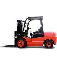 Forklift Attachment Used 4Ton Hydraulic Counter Balanced Diesel Forklift For Sale