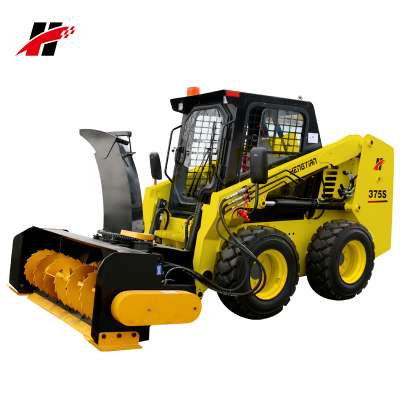 2020 HOT SALE CHEAP PRICE TY-375S SKID STEER LOADER WITH SNOW BLOWER FOR ROAD CLEANING