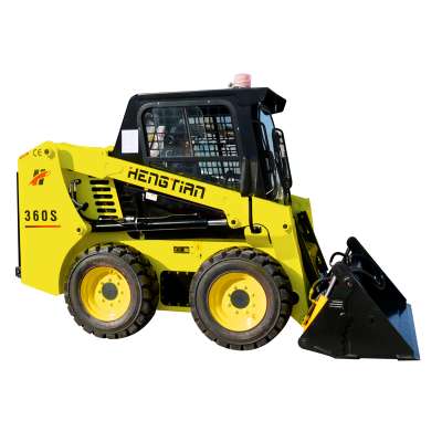 Hengtian Skid Steer Loader with Bucket/ Sweeper/ Breaker/ Backhoe/ Auger