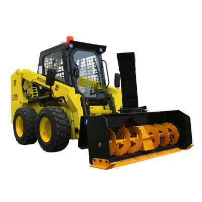 HOT PRODUCT  HIGH EFFICENCY CHINA  SKID STEER LOADER  TY-375S WITH SNOW BLOWER FOR SNOW CLEANING